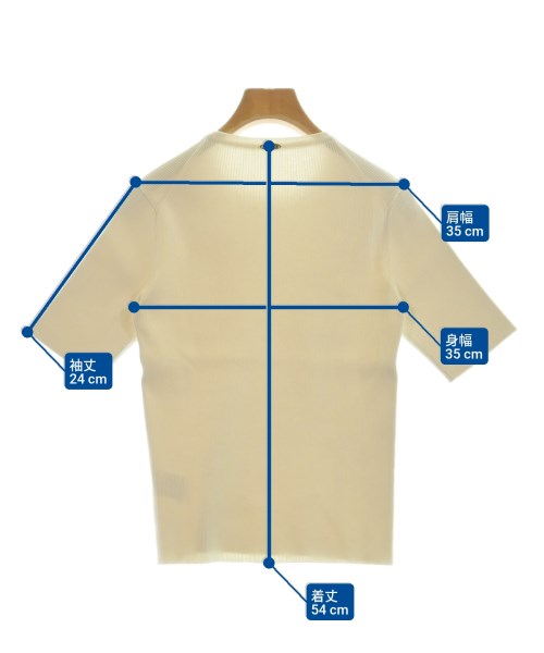 MUSE de Deuxieme Classe（ミューズドゥドゥーズィーエムクラス）ニット・セーター 白 サイズ:-(M位) レディース/2200653173061