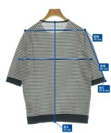 MUSE de Deuxieme Classe（ミューズドゥドゥーズィーエムクラス）ニット・セーター 白 サイズ:38(M位) レディース/2200658954092