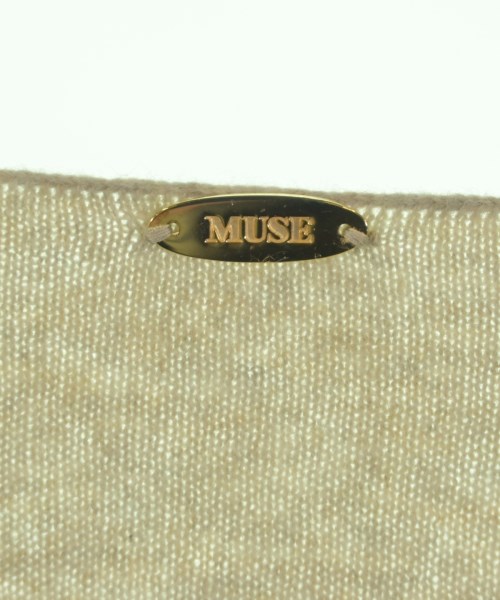 MUSE de Deuxieme Classe（ミューズドゥドゥーズィーエムクラス）ニット・セーター ベージュ サイズ:F レディース/2200662185116