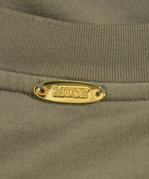 MUSE de Deuxieme Classe（ミューズドゥドゥーズィーエムクラス）Tシャツ・カットソー カーキ サイズ:F レディース/2200708207093
