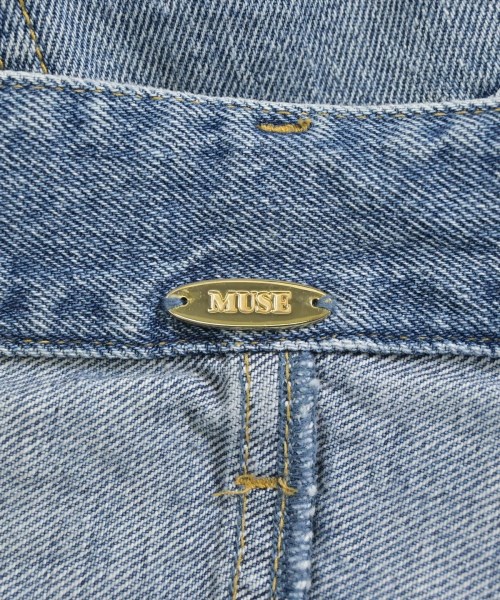 MUSE de Deuxieme Classe（ミューズドゥドゥーズィーエムクラス）ロング・マキシ丈スカート 青 サイズ:38(M位) レディース/2200708773031