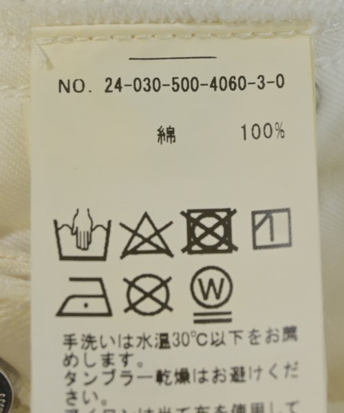 MUSE de Deuxieme Classe（ミューズドゥドゥーズィーエムクラス）デニムパンツ 白 サイズ:34(XS位) レディース/2200715807064