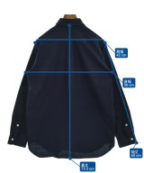 MUSE de Deuxieme Classe（ミューズドゥドゥーズィーエムクラス）カジュアルシャツ 紺 サイズ:F レディース/2200705441124