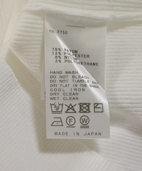 MUSE de Deuxieme Classe（ミューズドゥドゥーズィーエムクラス）ニット・セーター 白 サイズ:-(M位) レディース/2200705441216