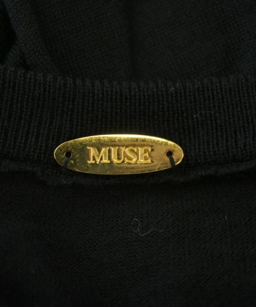 MUSE de Deuxieme Classe（ミューズドゥドゥーズィーエムクラス）ニット・セーター 黒 サイズ:F レディース/2200715492024