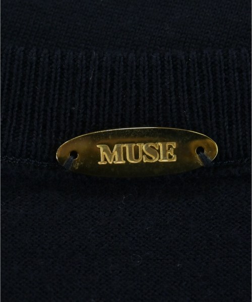 MUSE de Deuxieme Classe（ミューズドゥドゥーズィーエムクラス）ニット・セーター 紺 サイズ:-(M位) レディース/2200715492086