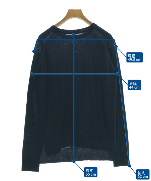 MUSE de Deuxieme Classe（ミューズドゥドゥーズィーエムクラス）ニット・セーター 紺 サイズ:-(M位) レディース/2200715492086