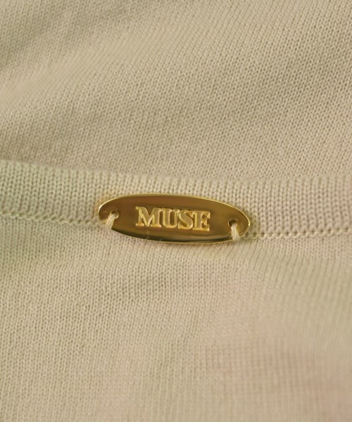 MUSE de Deuxieme Classe（ミューズドゥドゥーズィーエムクラス）ニット・セーター ベージュ サイズ:38(M位) レディース/2200637551069