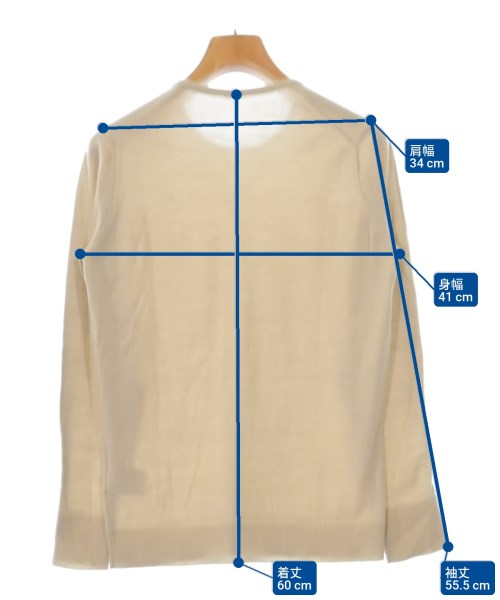 MUSE de Deuxieme Classe（ミューズドゥドゥーズィーエムクラス）ニット・セーター ベージュ サイズ:36(S位) レディース/2200637551076