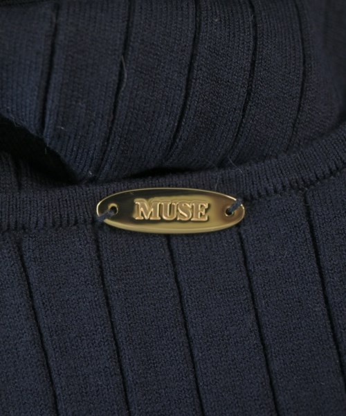 MUSE de Deuxieme Classe（ミューズドゥドゥーズィーエムクラス）ニット・セーター 紺 サイズ:-(M位) レディース/2200642630056