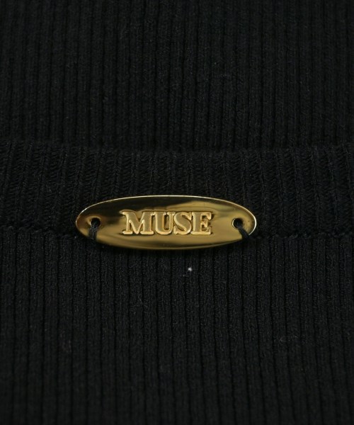 MUSE de Deuxieme Classe（ミューズドゥドゥーズィーエムクラス）ニット・セーター 黒 サイズ:F レディース/2200634975158