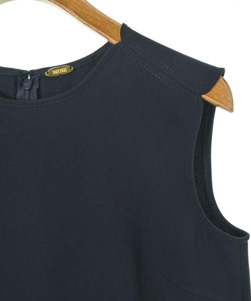 MUSE de Deuxieme Classe（ミューズドゥドゥーズィーエムクラス）カジュアルシャツ 紺 サイズ:F レディース/2200637597319