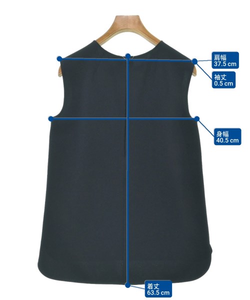 MUSE de Deuxieme Classe（ミューズドゥドゥーズィーエムクラス）カジュアルシャツ 紺 サイズ:F レディース/2200637597319