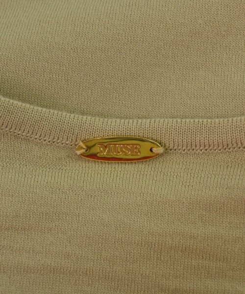 MUSE de Deuxieme Classe（ミューズドゥドゥーズィーエムクラス）ニット・セーター ベージュ サイズ:38(M位) レディース/2200647373026