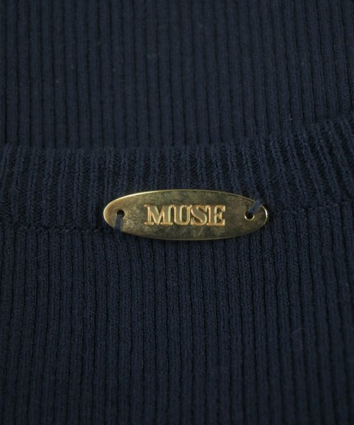 MUSE de Deuxieme Classe（ミューズドゥドゥーズィーエムクラス）ニット・セーター 紺 サイズ:-(M位) レディース/2200634991172