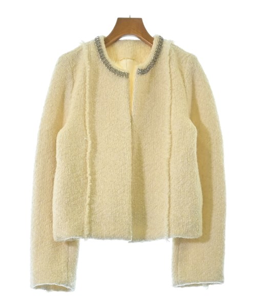 MUSE de Deuxieme Classe(ミューズドゥドゥーズィーエムクラス)ノーカラージャケット 白 サイズ:-(XL位)/2200634991226