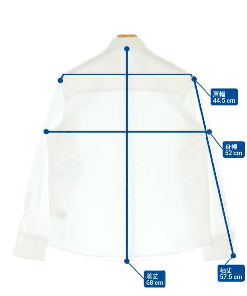 MUSE de Deuxieme Classe（ミューズドゥドゥーズィーエムクラス）カジュアルシャツ 白 サイズ:F レディース/2200648883067