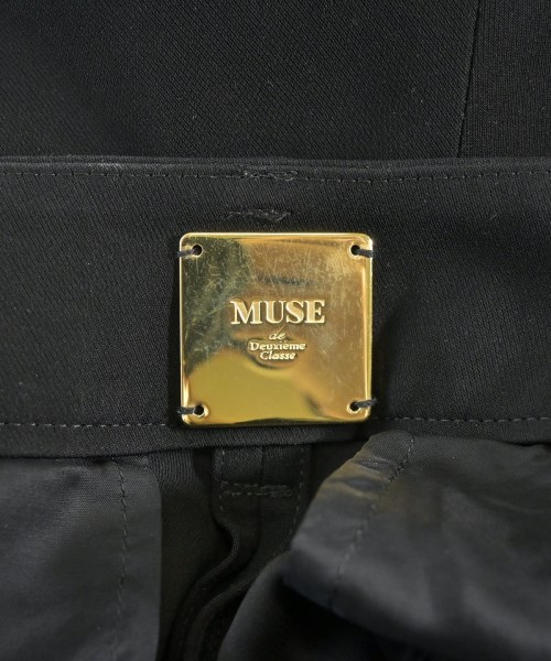 MUSE de Deuxieme Classe（ミューズドゥドゥーズィーエムクラス）クロップドパンツ 黒 サイズ:36(S位) レディース/2200639071343