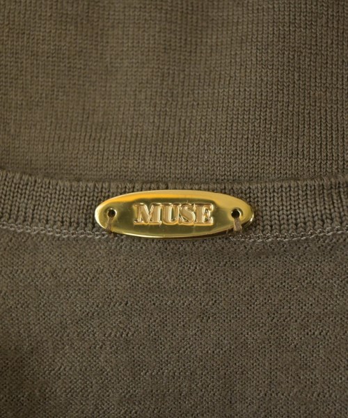 MUSE de Deuxieme Classe（ミューズドゥドゥーズィーエムクラス）ニット・セーター 茶 サイズ:38(M位) レディース/2200642621122
