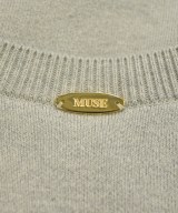 MUSE de Deuxieme Classe（ミューズドゥドゥーズィーエムクラス）ニット・セーター グレー サイズ:F レディース/2200649999040