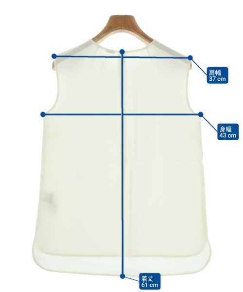 MUSE de Deuxieme Classe（ミューズドゥドゥーズィーエムクラス）ブラウス 白 サイズ:F レディース/2200642414113