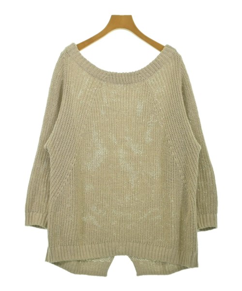 MUSE de Deuxieme Classe(ミューズドゥドゥーズィーエムクラス)ニット・セーター ベージュ サイズ:F/2200646420011