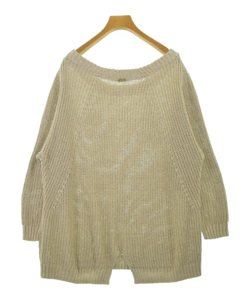 MUSE de Deuxieme Classe（ミューズドゥドゥーズィーエムクラス）ニット・セーター ベージュ サイズ:F レディース/2200646420011