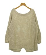 MUSE de Deuxieme Classe（ミューズドゥドゥーズィーエムクラス）ニット・セーター ベージュ サイズ:F レディース/2200646420011