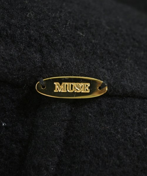 MUSE de Deuxieme Classe（ミューズドゥドゥーズィーエムクラス）チェスターコート 黒 サイズ:F メンズ/2200700764013