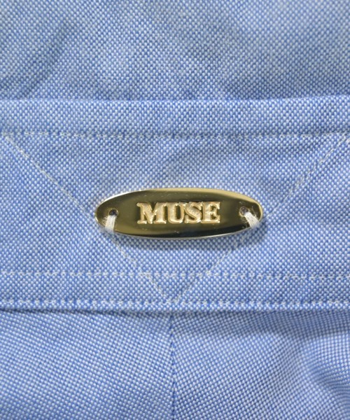 MUSE de Deuxieme Classe（ミューズドゥドゥーズィーエムクラス）カジュアルシャツ 青 サイズ:F レディース/2200703528049