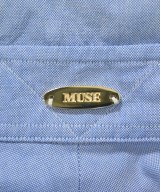 MUSE de Deuxieme Classe（ミューズドゥドゥーズィーエムクラス）カジュアルシャツ 青 サイズ:F レディース/2200703528049