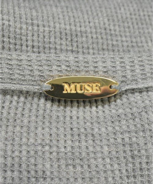 MUSE de Deuxieme Classe（ミューズドゥドゥーズィーエムクラス）ニット・セーター グレー サイズ:F レディース/2200700520039