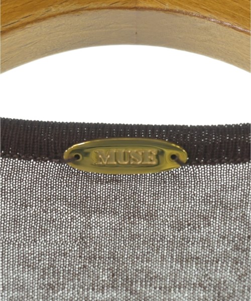 MUSE de Deuxieme Classe（ミューズドゥドゥーズィーエムクラス）カーディガン 茶 サイズ:36(S位) レディース/2200704416048