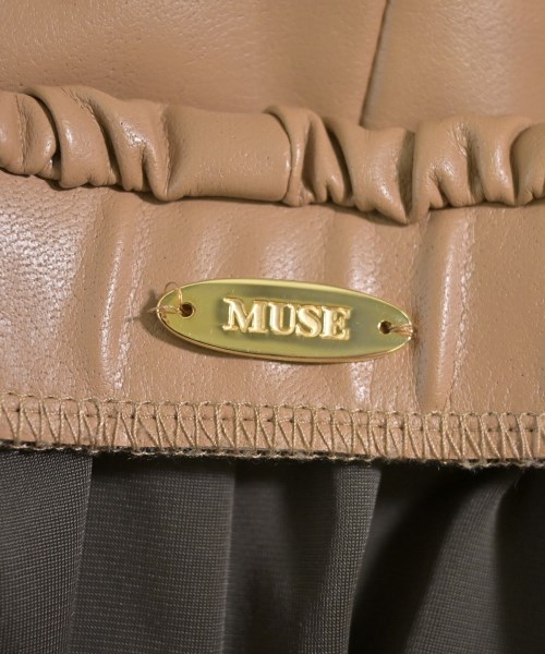 MUSE de Deuxieme Classe（ミューズドゥドゥーズィーエムクラス）ロング・マキシ丈スカート 茶 サイズ:-(M位) レディース/2200705145060