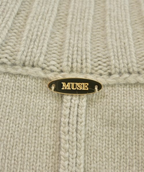 MUSE de Deuxieme Classe（ミューズドゥドゥーズィーエムクラス）ニット・セーター ベージュ サイズ:F レディース/2200703602114