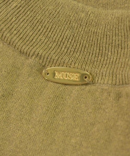 MUSE de Deuxieme Classe（ミューズドゥドゥーズィーエムクラス）ニット・セーター ベージュ サイズ:F レディース/2200703098061