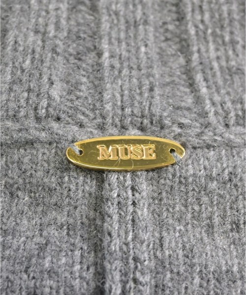 MUSE de Deuxieme Classe（ミューズドゥドゥーズィーエムクラス）ニット・セーター グレー サイズ:F レディース/2200706903010