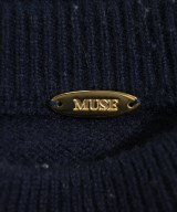 MUSE de Deuxieme Classe（ミューズドゥドゥーズィーエムクラス）ニット・セーター 紺 サイズ:-(M位) レディース/2200707896045