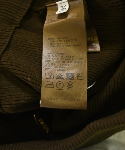MUSE de Deuxieme Classe（ミューズドゥドゥーズィーエムクラス）その他 茶 サイズ:36(S位) レディース/2200709068150