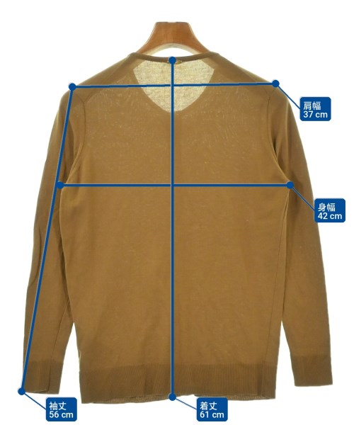 MUSE de Deuxieme Classe（ミューズドゥドゥーズィーエムクラス）カーディガン 茶 サイズ:36(S位) レディース/2200709068273
