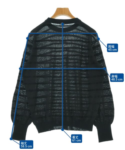 MUSE de Deuxieme Classe（ミューズドゥドゥーズィーエムクラス）ニット・セーター 黒 サイズ:-(M位) レディース/2200659823113