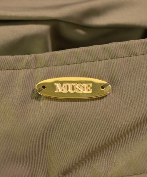 MUSE de Deuxieme Classe（ミューズドゥドゥーズィーエムクラス）ロング・マキシ丈スカート 茶 サイズ:34(XS位) レディース/2200654957097