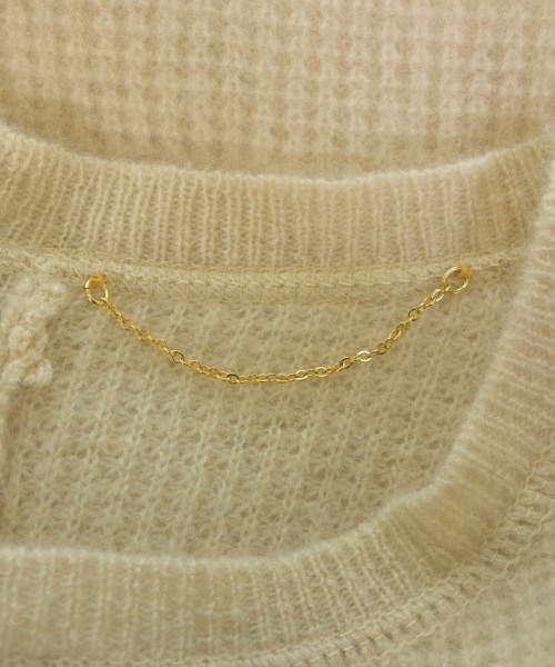 MUSE de Deuxieme Classe（ミューズドゥドゥーズィーエムクラス）ニット・セーター 白 サイズ:F レディース/2200654957127