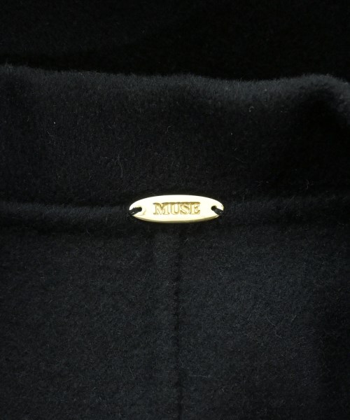 MUSE de Deuxieme Classe（ミューズドゥドゥーズィーエムクラス）チェスターコート 黒 サイズ:F レディース/2200663024025