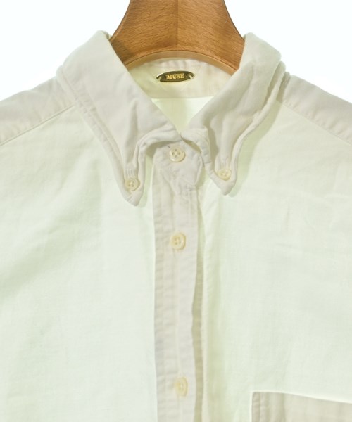 MUSE de Deuxieme Classe（ミューズドゥドゥーズィーエムクラス）カジュアルシャツ 白 サイズ:F レディース/2200667026056