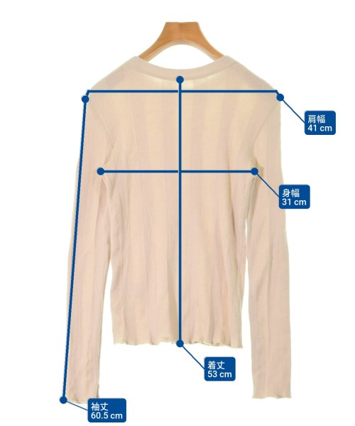 MUSE de Deuxieme Classe（ミューズドゥドゥーズィーエムクラス）ニット・セーター ベージュ サイズ:-(XS位) レディース/2200668216104