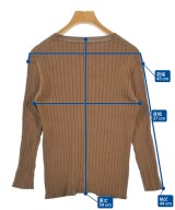 MUSE de Deuxieme Classe（ミューズドゥドゥーズィーエムクラス）ニット・セーター 茶 サイズ:-(XS位) レディース/2200668216111