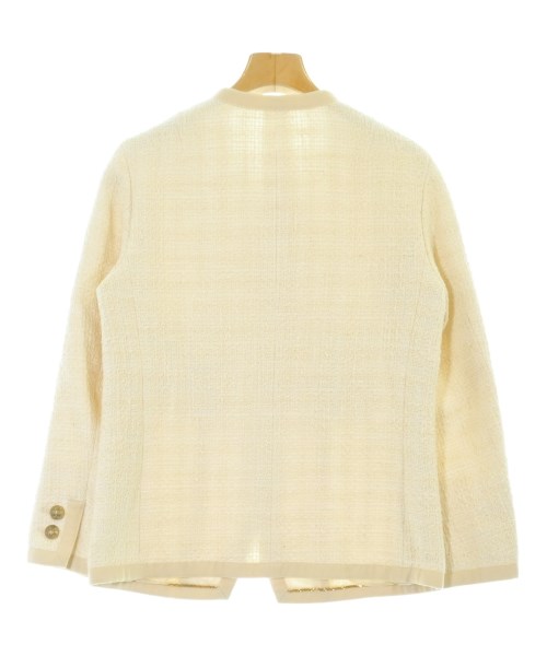 MUSE de Deuxieme Classe（ミューズドゥドゥーズィーエムクラス）ノーカラージャケット ベージュ サイズ:F レディース/2200668220033