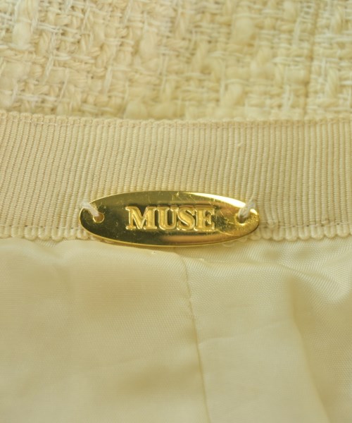 MUSE de Deuxieme Classe（ミューズドゥドゥーズィーエムクラス）ノーカラージャケット ベージュ サイズ:F レディース/2200668220033