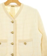 MUSE de Deuxieme Classe（ミューズドゥドゥーズィーエムクラス）ノーカラージャケット ベージュ サイズ:F レディース/2200668220033